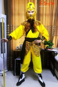 Trang phục Tôn Ngộ Không hàng đẹp giá tốt - mẫu 6 cho thuê tại Hà Nội