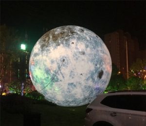 Cho thuê Mô hình Mặt Trăng bằng hơi trang trí tết Trung Thu tại Hà Nội