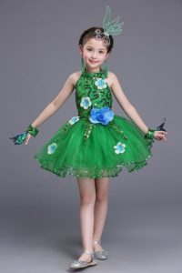 Cho thuê Váy múa cho bé, váy múa thiếu nhi - cỏ cây hoa lá tại Hà Nội