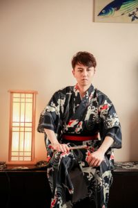Cho thuê Áo kimono Nam truyền thống Nhật Bản tại Hà Nội