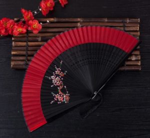 Quạt giấy phong cách Nhật - mẫu 12 cho thuê tại Hà Nội