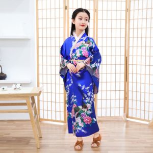 Thuê Trang phục Kimono Yukata cho trẻ em hình công - Trang phục Nhật Bản tại Hà Nội