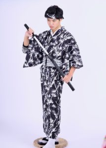 Cho thuê Áo kimono Nam võ sĩ đạo truyền thống Nhật Bản tại Hà Nội