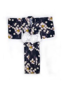 Thuê Trang phục kimono nữ Nhật Bản mẫu hoa anh đào - Trang phục Nhật Bản tại Hà Nội