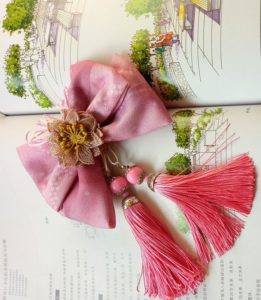 Cho thuê Hoa cài đầu, nơ cài đầu phụ kiện Kimono tại Hà Nội