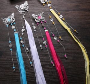 Cho thuê Nơ cổ trang, dây đeo tóc cho trang phục cổ trang tại Hà Nội