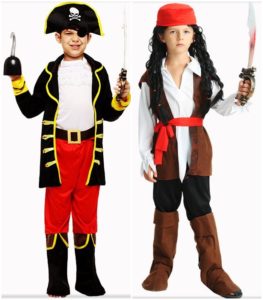 Cho thuê Trang phục hóa trang halloween cướp biển cho bé tại Hà Nội