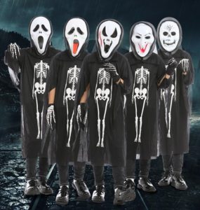 Cho thuê Trang phục halloween ma quỷ hài cốt bộ xương tại Hà Nội