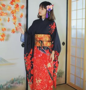 Cho thuê Trang phục kimono truyền thống Nhật Bản tại Hà Nội