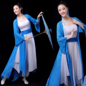 Cho thuê Váy múa cổ trang múa mang chủng hoa rơi tại Hà Nội