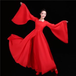 Thuê Trang phục múa cổ trang múa mang chủng hoa rơi - Trang phục múa cổ trang Trung Quốc tại Hà Nội