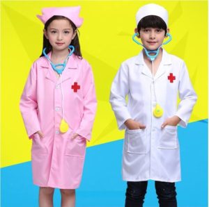Cho thuê Trang phục bác sỹ ý tá áo blouse nam nữ trẻ em tại Hà Nội