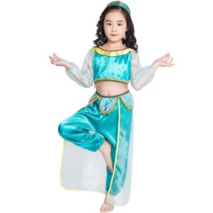 Trang phục công chúa Jasmine Aladdin trẻ em