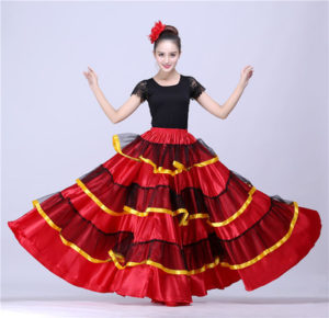Cho thuê Váy nhảy flamenco Tây Ban Nha tại Hà Nội