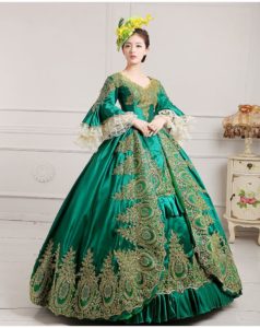 trang phục quý tộc châu âu