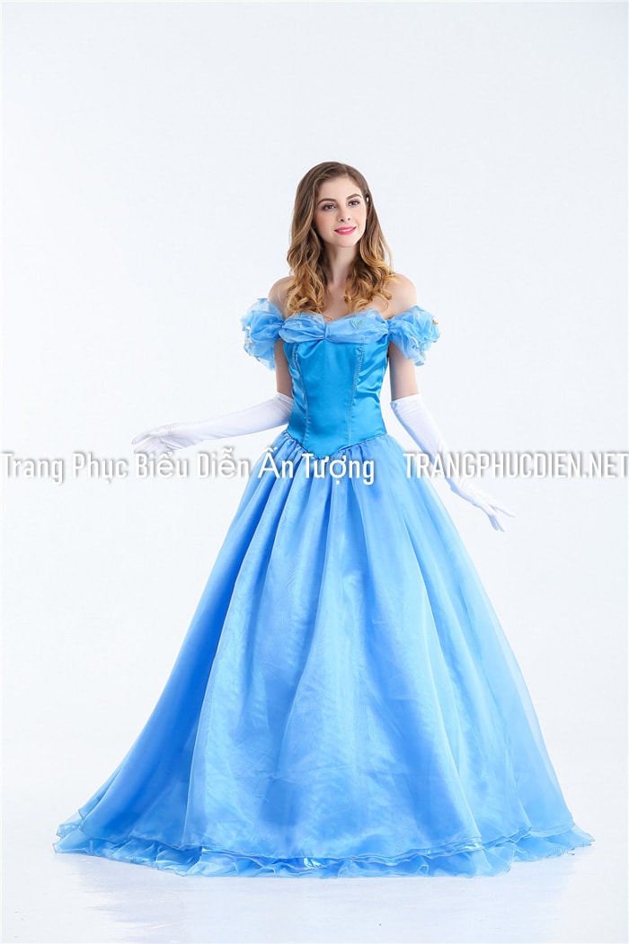 Váy Công Chúa Lọ Lem Cinderella người lớn  Trang Phục Biểu Diễn Ấn Tượng