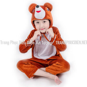 Bộ đồ thú hở mặt gấu