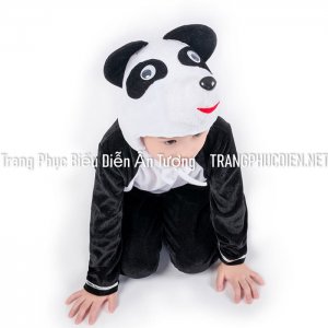 Bộ đồ thú hở mặt gấu trúc