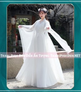 Hán phục nữ trắng