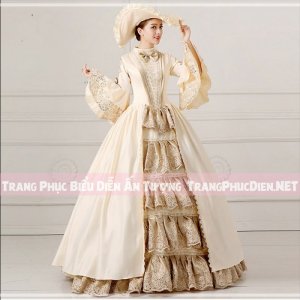 Thuê Trang phục quý tộc cung đình châu âu nữ 01 - Trang phục quý tộc châu Âu tại Hà Nội