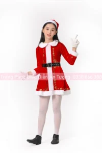 Thuê Trang Phục Bà già Noel trẻ em - Bộ đồ ông già noel tại Hà Nội