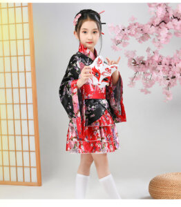 Cho thuê Yukata anime cosplay cho bé gái tại Hà Nội