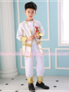 Cho thuê Trang phục quý tộc cung đình châu âu bé trai (trắng) tại Hà Nội