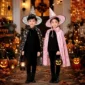 Áo choàng phù thủy pháp sư Halloween cho bé, cho thuê tại Hà Nội