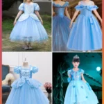 Váy công chúa Lọ Lem Cinderella cho bé gái cho thuê tại Hà Nội