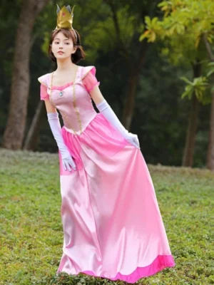 Váy công chúa Peach nữ 2 Váy công chúa Peach nữ, cho thuê tại Hà Nội